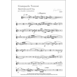 Novelletta : per tromba e pianoforte