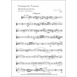 Novelletta : per oboe e pianoforte