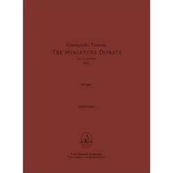 Tre Miniature Dorate : per due trombe