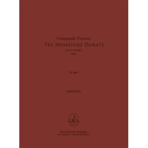 Tre Miniature Dorate : per due trombe