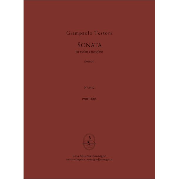 Sonata : per violino e pianoforte