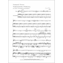 Variazioni Purcell : per violino e clavicembalo (o pianoforte)