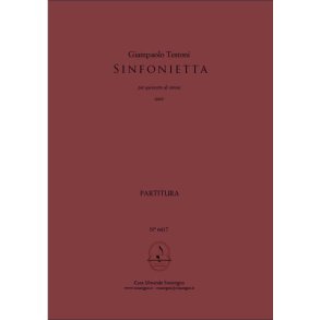 Sinfonietta : per quintetto d?ottoni