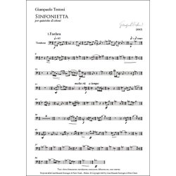 Sinfonietta : per quintetto d?ottoni