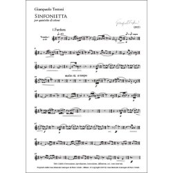 Sinfonietta : per quintetto d?ottoni