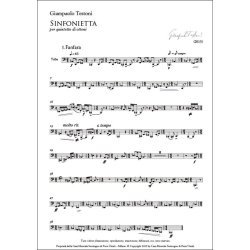 Sinfonietta : per quintetto d?ottoni