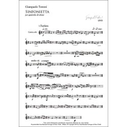 Sinfonietta : per quintetto d?ottoni