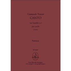 Canto : per quartetto d?archi