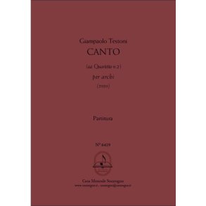 Canto : per quartetto d?archi