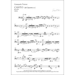 Canto : per quartetto d?archi