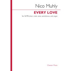 Every Love : SATB, male semichorus, organ