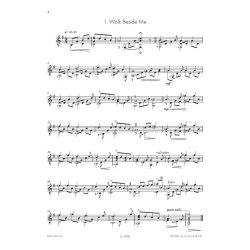 Walk Beside Me : 8 Pieces for Solo Guitar & 2 Duets | 8 St&uuml;cke f&uuml;r Gitarre solo + 2 Gitarrenduette