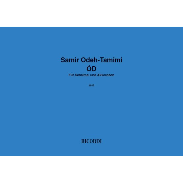 &Oacute;D : F&uuml;r Schalmei und Akkordeon