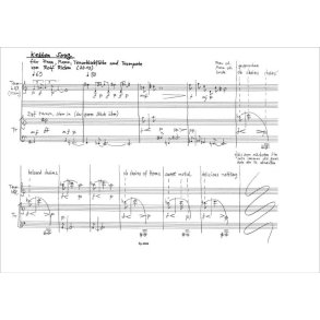 Ketten Song : für Mann, Frau, Tenorblockflöte und Trompete