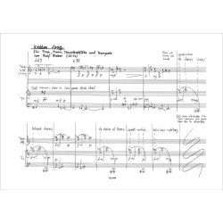 Ketten Song : f&uuml;r Mann, Frau, Tenorblockfl&ouml;te und Trompete