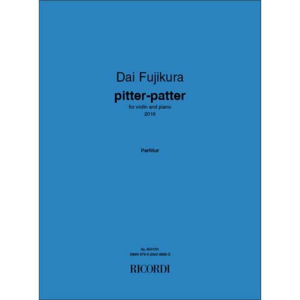 pitter-patter : for violin and piano