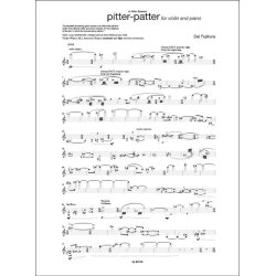 pitter-patter : for violin and piano