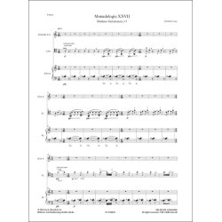 Monadologie XXVII 'Brahms&#8208;Variationen' : f&uuml;r Klarinette, Violoncello und Klavier