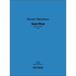 Sacrifice : Oper in 4 Akten