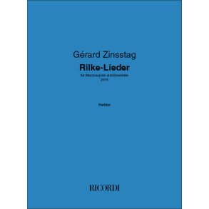 Rilke-Lieder : für Mezzosopran und Ensemble