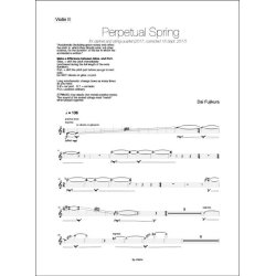 Perpetual Spring : for Clarinet and String Quartet