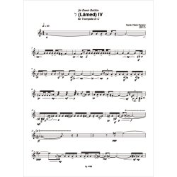 L&aacute;med IV : f&uuml;r Trompete in C