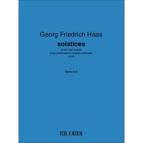 solstices : for ten instruments to be performed in complete darkness