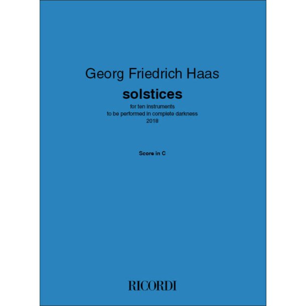 solstices : for ten instruments to be performed in complete darkness