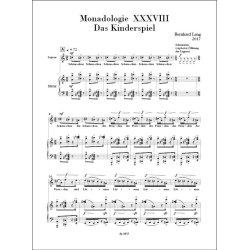 Monadologie XXXVIII - Das Kinderspiel : f&uuml;r Sopran und Klavier