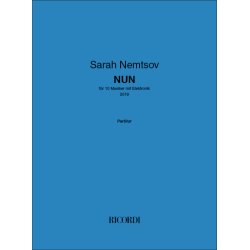 Nun : f&uuml;r 10 Musiker mit Elektronik