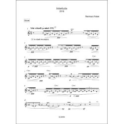 Interlude : aus dem Zyklus Bright Star nach John Keats - Fassung f&uuml;r Oboe und Tenorsaxophon