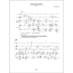 Old Meg she was a gipsey : aus dem Zyklus Bright Star nach John Keatsf&uuml;r Bass, Violine, Violoncello und Klavier