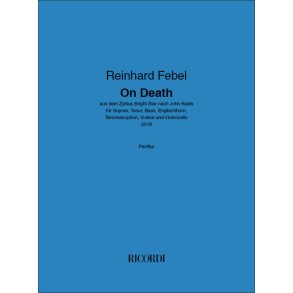 On Death : aus dem Zyklus Bright Star nach John Keats