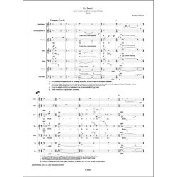 On Death : aus dem Zyklus Bright Star nach John Keats