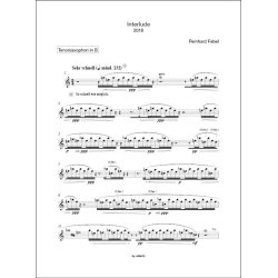 Interlude : aus dem Zyklus Bright Star nach John Keats - Fassung f&uuml;r Sopransaxophon und Tenorsaxophon