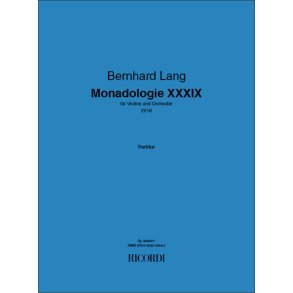 Monadologie XXXIX : für Violine und Orchester