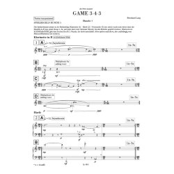 GAME 3-4-3 : f&uuml;r Klarinette, Harfe, Violoncello 2019