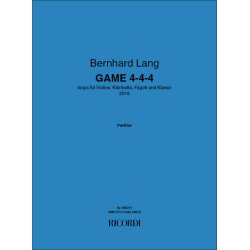Game 4-4-4 : loops f&uuml;r Violine, Klarinette, Fagott und Klavier