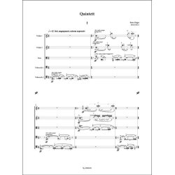 Quintett : f&uuml;r 2 Violinen, Viola, 2 Violoncelli