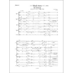 black trees : f&uuml;r Orchester