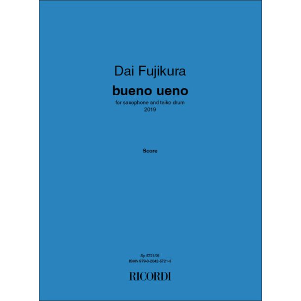 bueno ueno : for saxophone and taiko drum