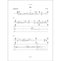 Blut : 12 Lieder f&uuml;r Sopran und Ensemble - Worte von Else Lasker-Sch&uuml;ler