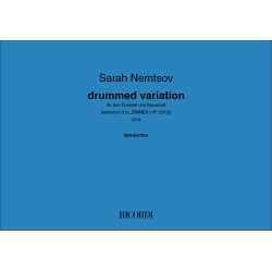 drummed variation : f&uuml;r kein Drumset und Kaosspad - [extension b zu "ZIMMER I-III" (2013)]