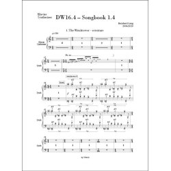 DW16.4 - Songbook I.4 : for Voice, Saxophone, E-Guitar, Keyboards and Drumset - Text by Bernhard Lang and Dieter Sperl