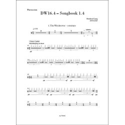 DW16.4 - Songbook I.4 : for Voice, Saxophone, E-Guitar, Keyboards and Drumset - Text by Bernhard Lang and Dieter Sperl
