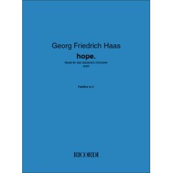 hope. : Musik f&uuml;r das G&uuml;rzenich Orchester