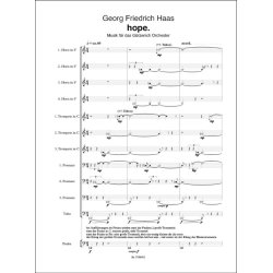 hope. : Musik f&uuml;r das G&uuml;rzenich Orchester
