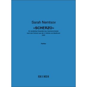»Scherzo« : für verstärktes Ensemble bzw. Kammerorchester nach dem Scherzo aus der 2. Sinfonie von Beethoven