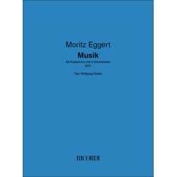 Musik : f&uuml;r Knabenchor mit 3 Solostimmen