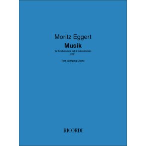 Musik : für Knabenchor mit 3 Solostimmen